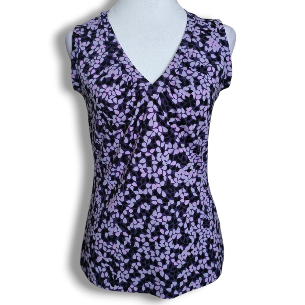 New York & Company Sleeveless V-Neck Blouse